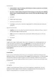 English Worksheet:  Constructivism  