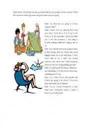 English Worksheet: holidays