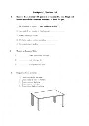 English Worksheet: exercise for second grade elementary student