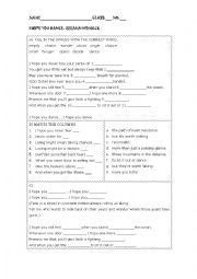 Song Worksheet I Hope You Dance Lee Ann Womack