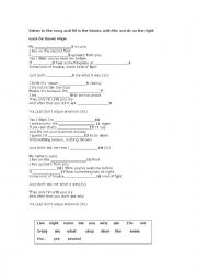 English Worksheet: Listening - Luka (song)