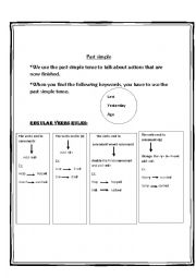 English Worksheet: past tense