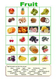 English Worksheet: At the greengrocers 1/4