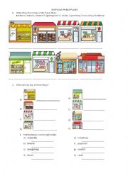 English Worksheet: Lets go shopping!