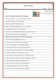 English Worksheet: Relative Clauses (With Key)