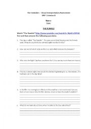 English Worksheet: The Rumble (The Outsiders) - Visual Interpretation Exercise