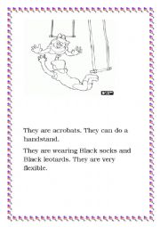 English Worksheet: Book of circus
