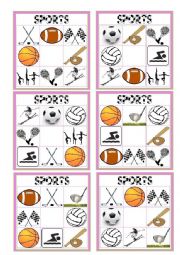 SPORTS BINGO I