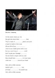 English Worksheet: Bon Jovi - Runaway + Jon Bon Jovi on The Today Show
