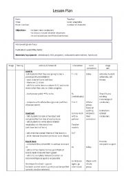 English Worksheet: lesson plan natural disasters + first conditional