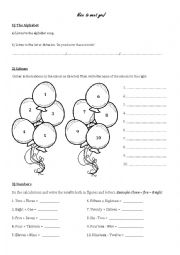 English Worksheet: Nice to meet you