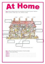 7th form rooms in the house and present progressive