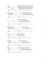 Past Simple Worksheet