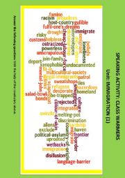 English Worksheet: Speaking activity re (reuploaded)