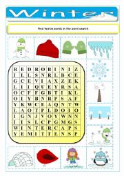 English Worksheet: Winter