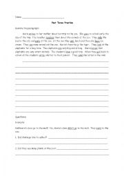 English Worksheet: Past Tense Practice