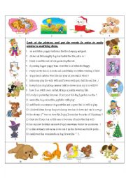 English Worksheet: Word order.