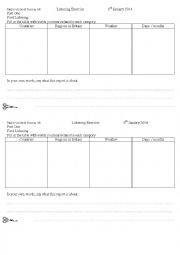 English Worksheet: Extreme Weather