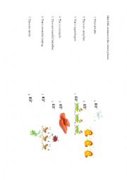 English Worksheet: Those, these, that & this