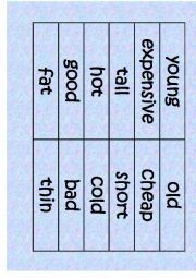 English Worksheet: opposites memory game