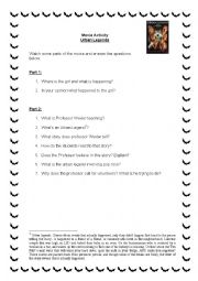 English Worksheet: Urban Legend