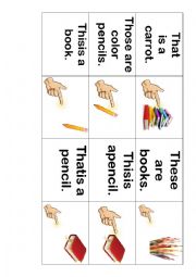 Demonstrative Pronouns Domino