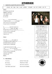 English Worksheet: Red Hot Chilli Peppers