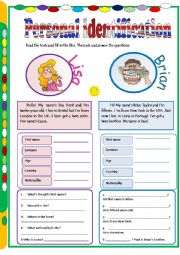 English Worksheet: Personal identification