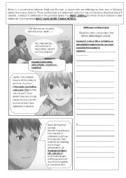 English Worksheet: Sentence completion activity with the use of pictures and words