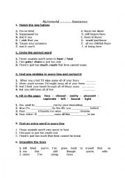 Song worksheet