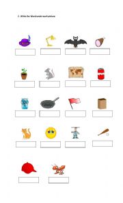 English Worksheet: Sound vowel A