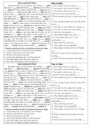 English Worksheet: Last weekend 