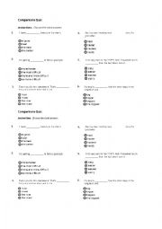English Worksheet: adjective