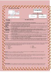 English Worksheet: computers