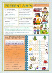 English Worksheet: Present simple