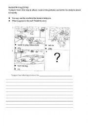 English Worksheet: Guided Writing