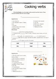 Verbs used when cooking 2