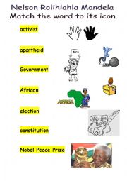 English Worksheet: Nelson Rolihlahla Mandela