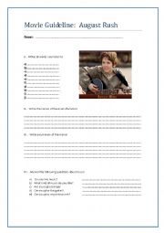 August Rush movie guideline