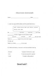 Classroom Commands