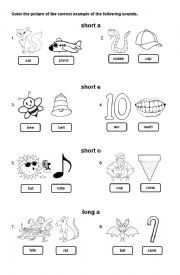 Long Vowels and Short Vowels 