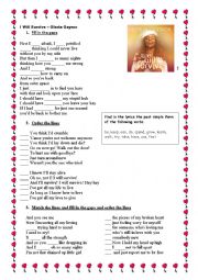 English Worksheet: Song: I will Survive - Gloria Gaynor