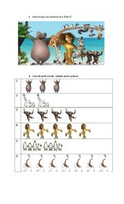 English Worksheet: Animals Madagascar