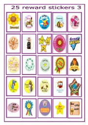 English Worksheet: 25 reward stickes-3-