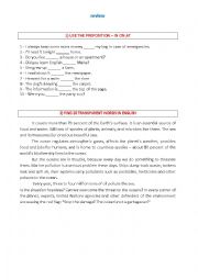 English Worksheet: REVIEW PREPOSITION