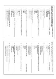 English Worksheet: Operating electrical appliances/ Multiple choice
