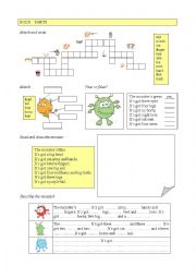 English Worksheet: BODY PARTS