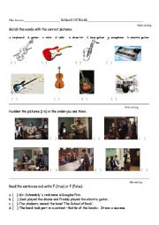 English Worksheet: School Of Rock Film Activity