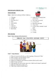 English Worksheet: The Big Bang Theory - Pilot