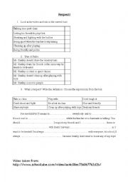 English Worksheet: Respect!